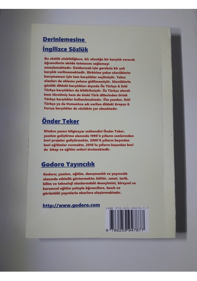 Derinlemesine İngilizce Sözlük