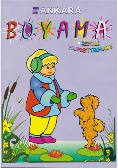 Stickerli Kalın Boyama (Lila) / Kolektif