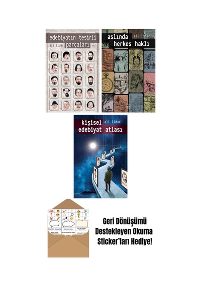 Edebiyatın Tesirli Parçaları + Aslında Herkes Haklı + Kişisel Edebiyat Atlası