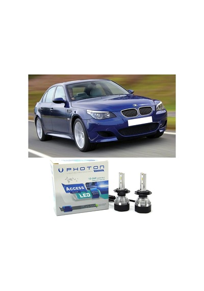 Bmw E60 Led Xenon Kısa Far Ampulü H7 Access Yeni Seri Beyaz