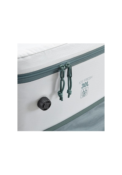 Quechua Elektrikli Katlanabilir Soğutucu - 30 Litre - 96 Saat Serin Tutma - 900 Fresh Küllü Yeşil/beyaz