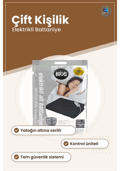 Çift Kişilik Elektrikli Battaniye Alt Isıtıcı Kış Yatak Odası Tam Çok renkli