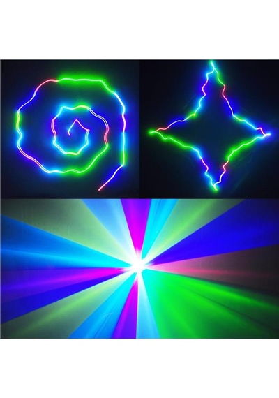 Layu C350rgb 3 Renk Rgb Full Color Beam Efekt Sahne Disko Lazer Işık