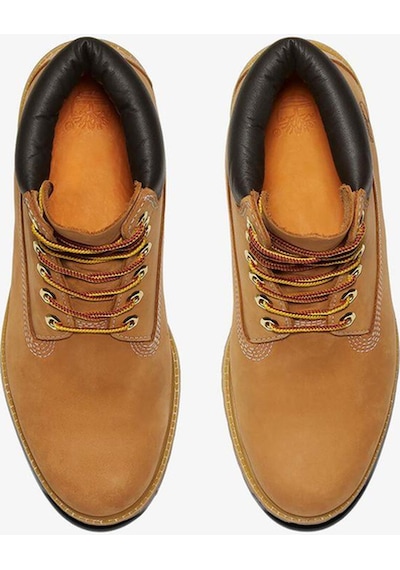 Timberland Premium 6 Inch Lace Up Waterp Erkek Sarı Outdoor Ayakkabı-9004 Sarı