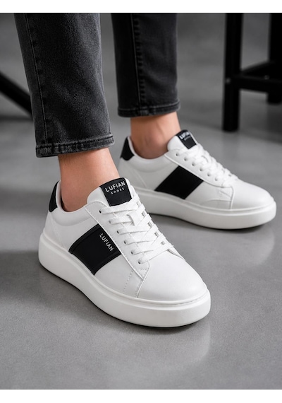 Lufian 121230055 Luna Deri Unisex Sneaker Ayakkabı Beyaz