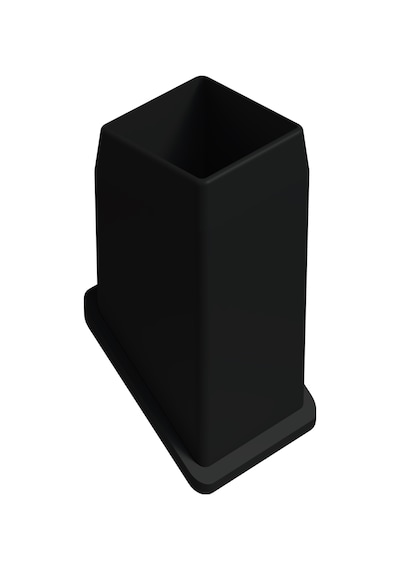 Cateksss 30x30 Mm İç 40 Derece Uzun Siyah