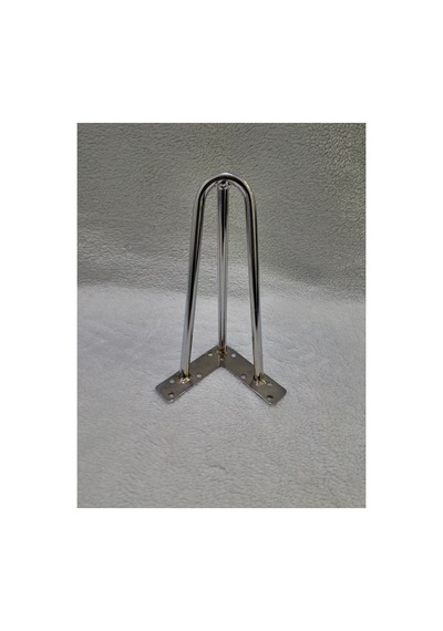 20 Cm Metal 4 Adet Gümüş Metal Mobilya Ayakları Gümüş