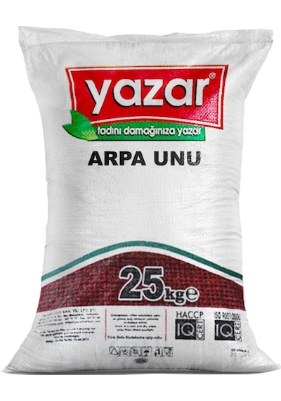 Yazar Taş Değirmende Öğütülmüş Arpa Unu 25 KG