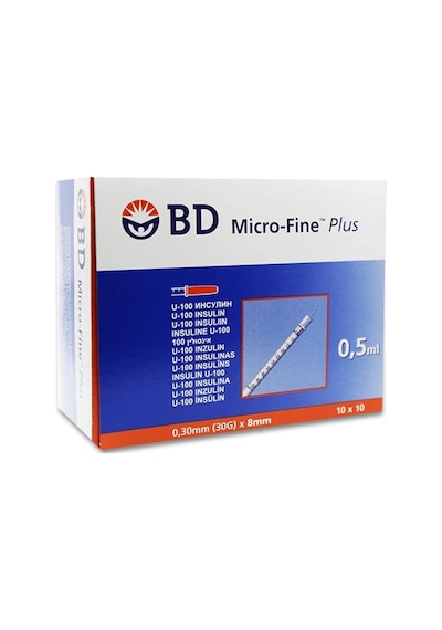Bd Micro-Fine Plus Insülin İğnesi 0.5 Ml 10 x 10