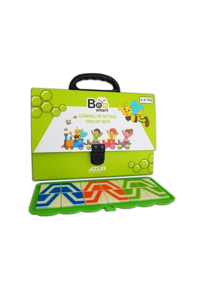 Bee Smart Görsel ve İşitsel Dikkat Seti 5-6 Yaş Azur Yayıncılık