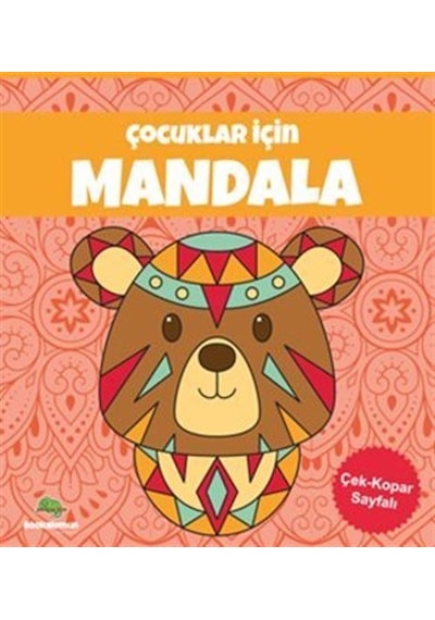 Çocuklar İçin Mandala Turuncu