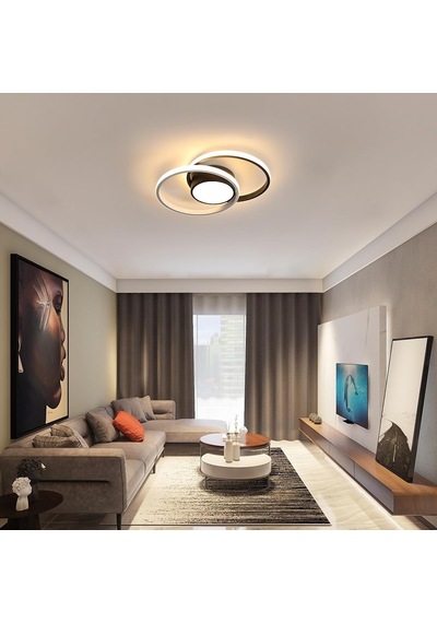 Modern Led Tavan Lambası - Yuvarlak Tasarımlı Led Ceiling Lamp Avize Ve Aydınlatma Armatürü Diğer