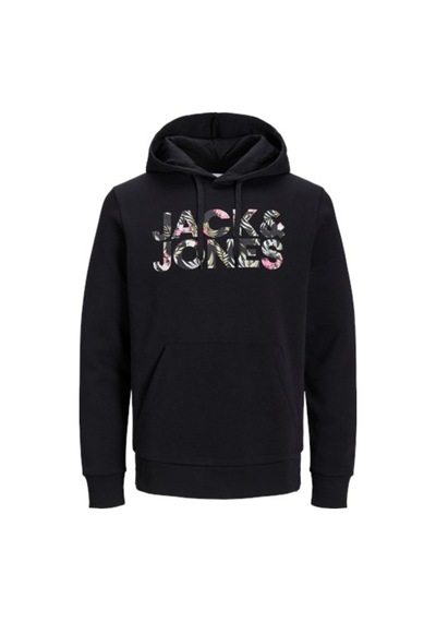 Jack & Jones Jack&jones 12250682 Jjejeff Crop Logo Sweat Siyah