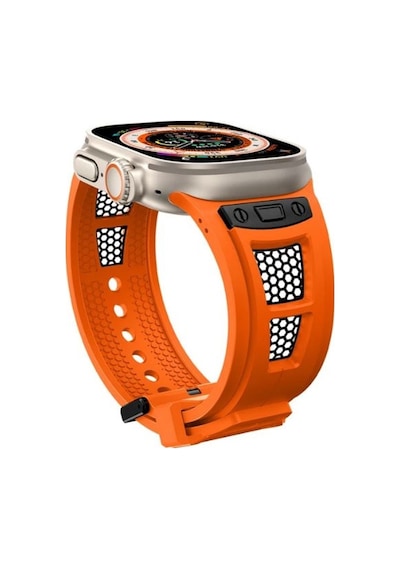Apsuwa  Apple Uyumlu  Watch  Ultra 49mm Kordon Kayış Silikon Soft Hava Boşluklu