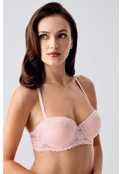 New Bra 33-8370 Desteksiz Sütyen Pudra