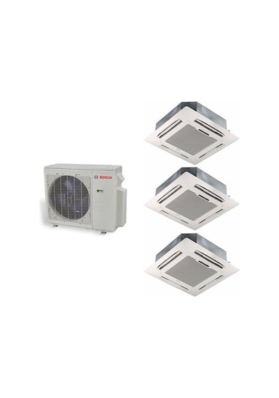 Bosch 36000 BTU 1 Dış + 3 İç Ünite (12+18+18) Kaset Tipi Multi Inverter Klima