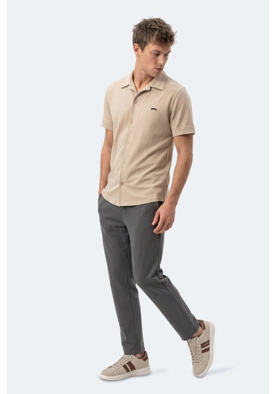 Slazenger Katelın Erkek Bej Gömlek