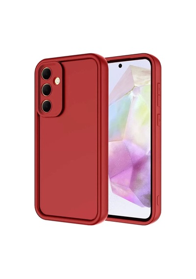 Newface Samsung Galaxy A26 Kılıf Viera Silikon - Kırmızı
