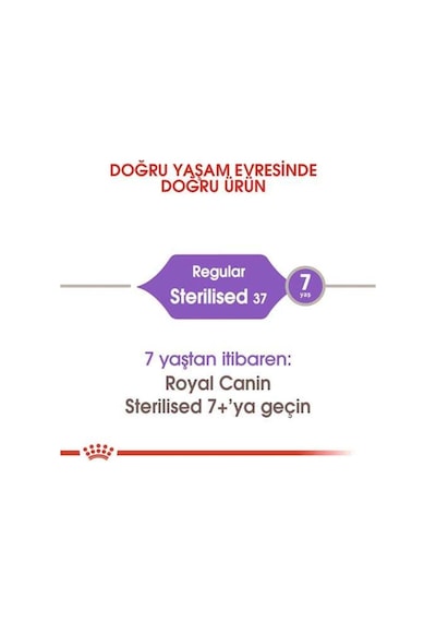 Royal Canin Sterilised 37 Kısırlaştırılmış Yetişkin Kedi Maması 10 KG