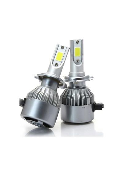 H27 Led Xenon Far Ampulü Beyaz Işık Şimşek Etkili C6 Kasa