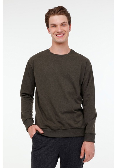 Kinetix Mr Rjn90 C Sw 4pr Haki Erkek Sweatshirt Haki