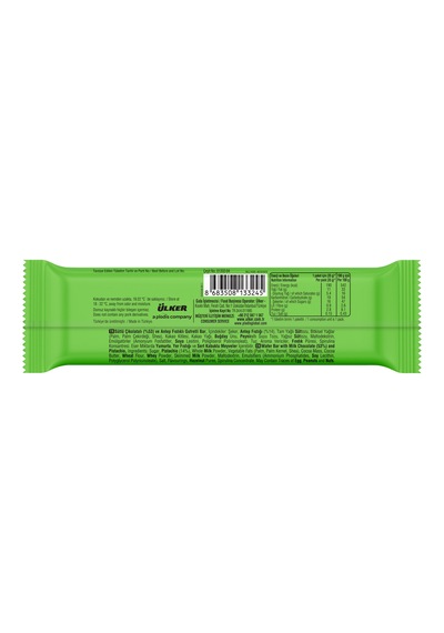 Dido Nut Antep Fıstıklı - Sütlü Çikolata Kaplı Gofret - 35 Gram - 24 Adet