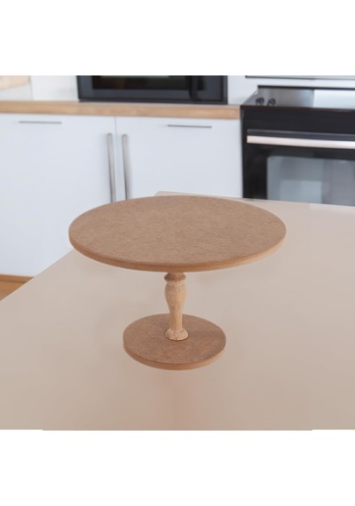 Pikas Sunumluk, Ahşap Sunumluk, Sunumluk, Ahşap Servis Standı - Ayaklı Sunumluk, Pasta Standı Çok renkli