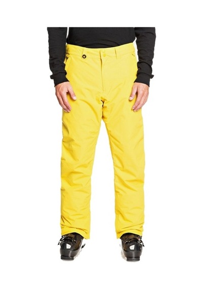 Quiksilver Estate Pt Erkek Sarı Snowboard Pantolonu Siyah