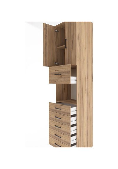 Hyperion Dolap 3 Raflı 6 Çekmeceli 2 Kapaklı 60x44x243 Çam-çam Çam Hyperion Dolap 3 Raflı 6 Çekmeceli 2 Kapaklı 60x44x243 Çam-çam Çam