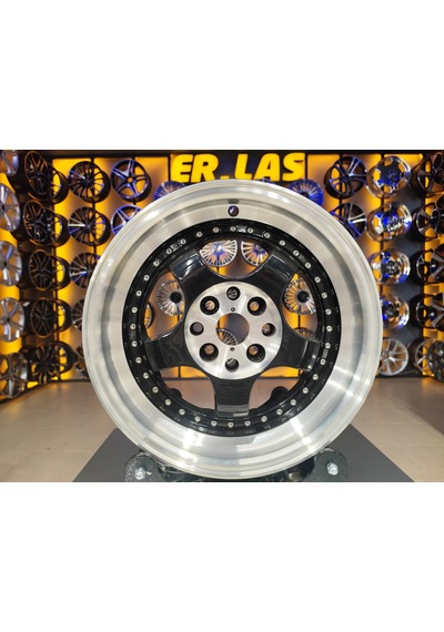 4 Adet Rc 6.5 15 4 100/108 Et25 Black Mack Jant Revize Edilmiş Takım