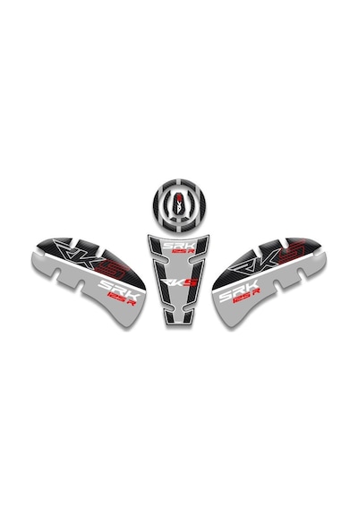 Rks Srk 125r Uyumlu Tank Pad Set Gri Diğer