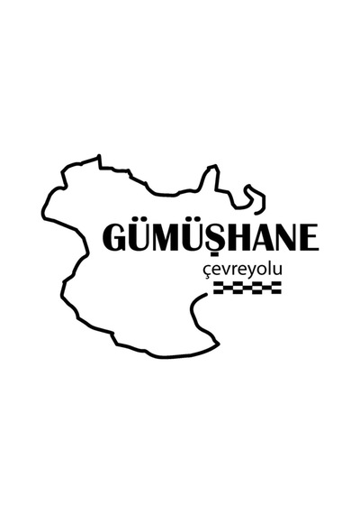 Gümüşhane Çevreyolu Sticker-miyrem Oto-motor-laptop-duvar-dekor 12 X 9 Cm