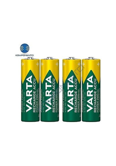 Varta 2100mah Aa Şarj Edilebilir Pil 4'lü Paket 56616
