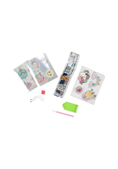 Crystal Painting Stickers Unicorn Kristal Boyama Seti - El Beceri Hobi Ve Etkinlik Yapıştırma Seti