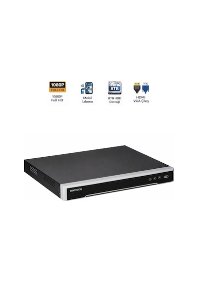 Ds-7616nı-q1 16 Kanal Nvr 160mbps Bant Genişliği