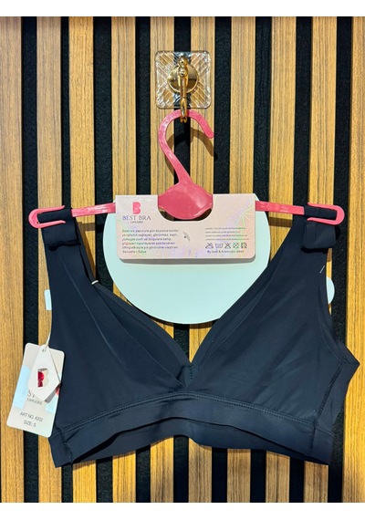 Best Bra Lingerie Best Bra Dikişsiz Balensiz V Yaka Sütyen Lazer Kesim İz Yapmaz Push-up Comfort Bralet Büstiyer siyah Best Bra Lingerie Best Bra Dikişsiz Balensiz V Yaka Sütyen Lazer Kesim İz Yapmaz Push-up Comfort Bralet Büstiyer siyah