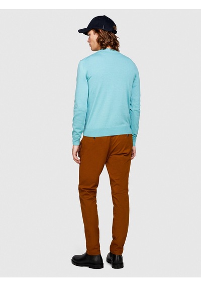 Sisley Esnek Slim Fit Chino Pantolon Erkek Kahverengi Pantolon - 323a4jgcsf03e