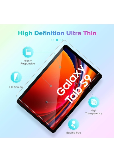 Samsung Uyumlu Galaxy Tab S9 Fe 10.9 İnç Tablet Ekran Koruyucu Cam Nano