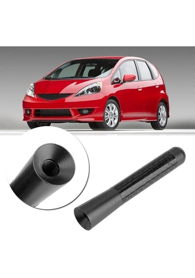 Uni Versal Karbon Fi Ber Oto Çubuk Radyo Anteni 12 Cm