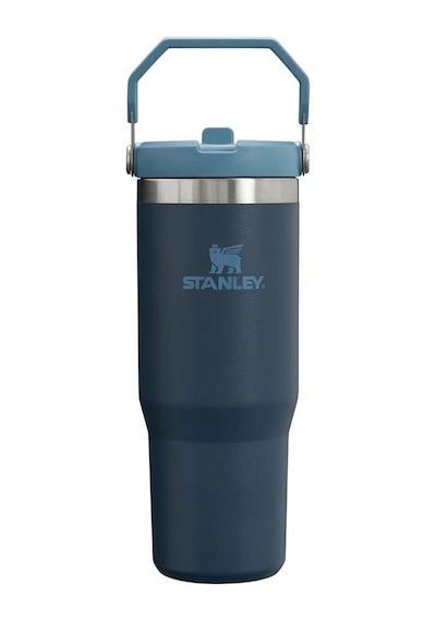 Stanley The Iceflow Flip Straw Pipetli Termos Bardak - Stanley 0327 - 0.89 L - Lacivert - Mavi Stanley The Iceflow Flip Straw Pipetli Termos Bardak - Stanley 0327 - 0.89 L - Lacivert - Mavi