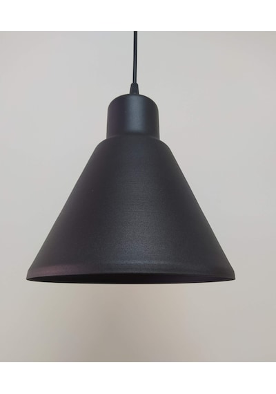 Mylights Retro Rustik Siyah Içi Siyah Metal Sarkıt