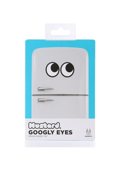 Mustard Googly Eyes Buzdolabı Magnetleri