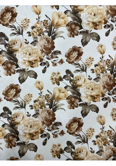 Enesar Home Çiçek Desenli Döşemelik Kumaş 11 Çiçekli Kumaş 100 x 140 cm