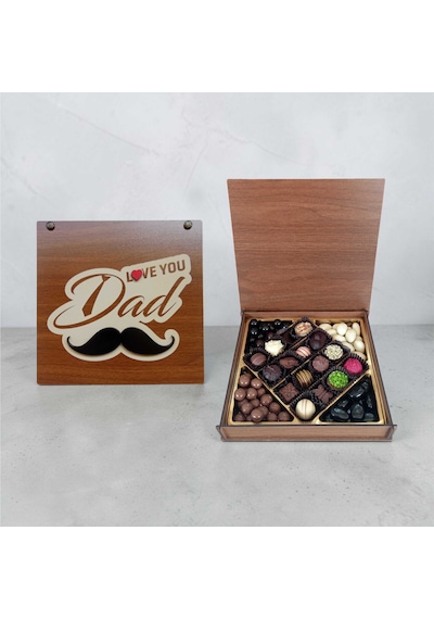 Love You Dad Figürlü Çikolata