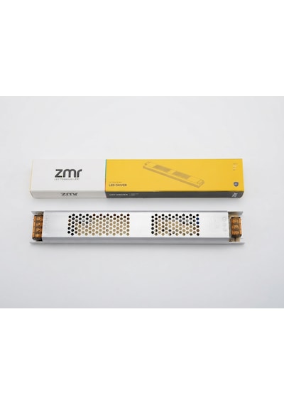 Zmr 714 Ultra Slim 12v 30a 360w İnce Led Driver Trafo Şerit Led Trafosu 348 X 53 X 22 Mm