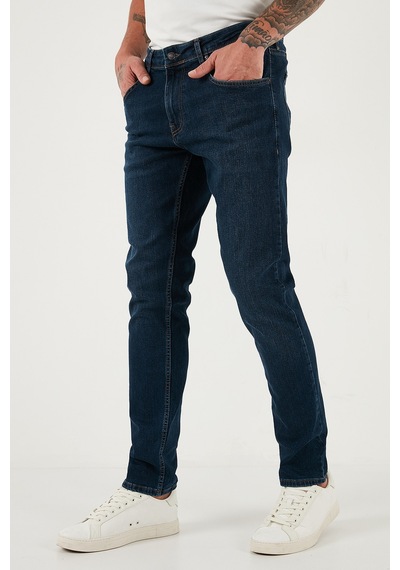 Buratti Pamuklu Slim Fit Yüksek Bel Dar Paça Jeans Erkek Kot Pantolon 3300C28Tokyo Lacivert Buratti Pamuklu Slim Fit Yüksek Bel Dar Paça Jeans Erkek Kot Pantolon 3300C28Tokyo Lacivert