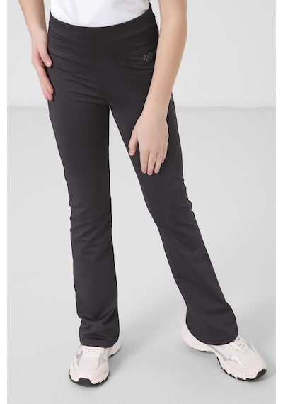 Tommylife Antrasit Esnek Standart Fit Basic Performans İspanyol Paça Kız Çocuk Tayt - 75193 Antrasit