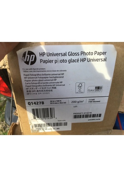 Q1427B Hp Universal Parlak Fotoğraf Kağıdı 914Mmx30.5M