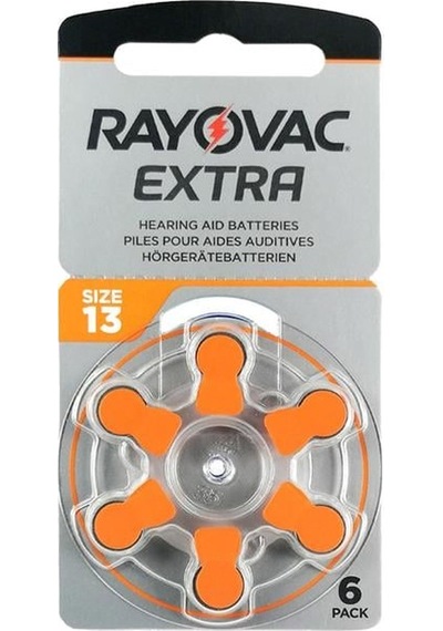 Rayovac 13 Numara Kulaklık Pili 6 Lı Paket