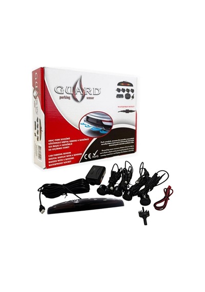 Oto Araç Geri Park Sensörü 12v Ses İkazlı Ve Dijital Ekranlı 4 Gözlü 22mm Siyah Ps.uz.678 001 1 Adet